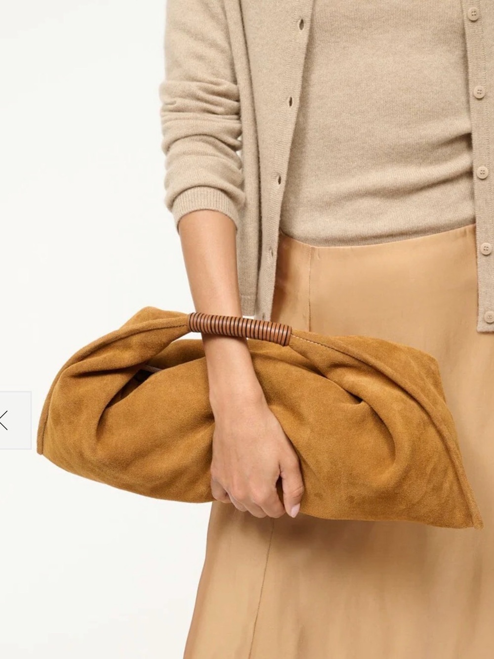 Staud Mini Ronnie Suede Hobo Bag